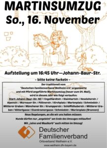 St Martinsumzug Weilheim 2025 Laternenumzug